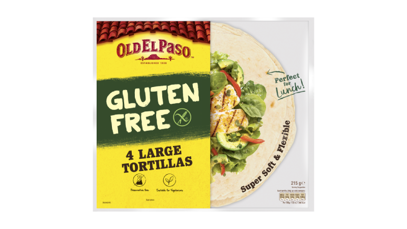 Gluten Free Regular Original Tortillas Hero